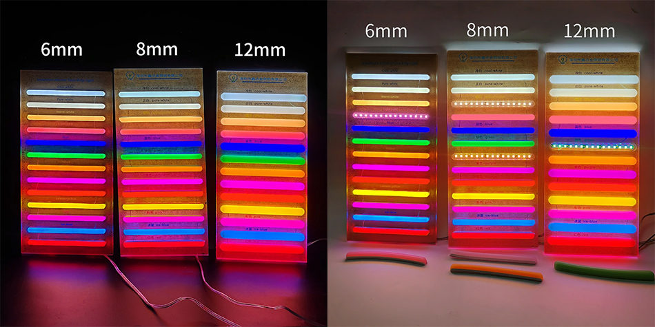 Custom silicone neon light strip factory quotes
