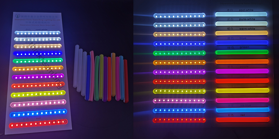 Custom silicone neon light strip factory quotes