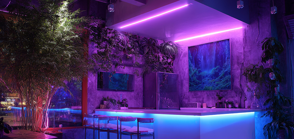 High-density LED silicone neon light strip kits