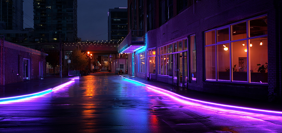 High-density RGB silicone neon strip designs