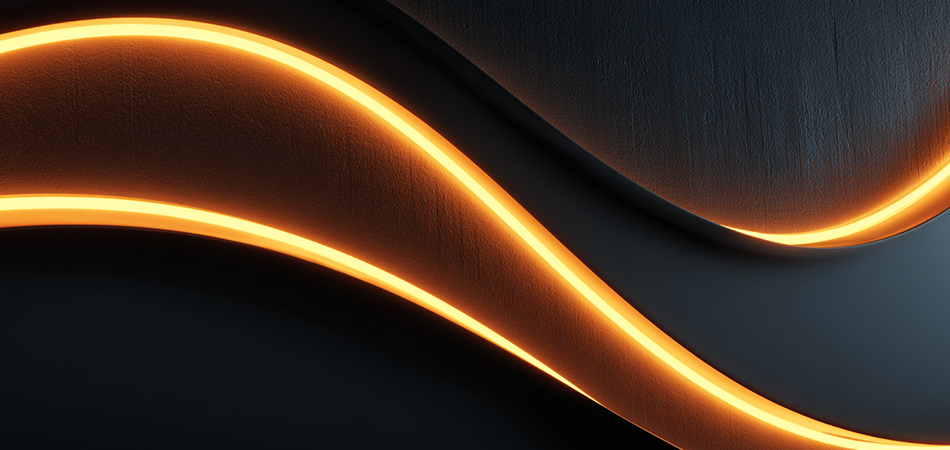 Single-color silicone neon strip for minimalist decor