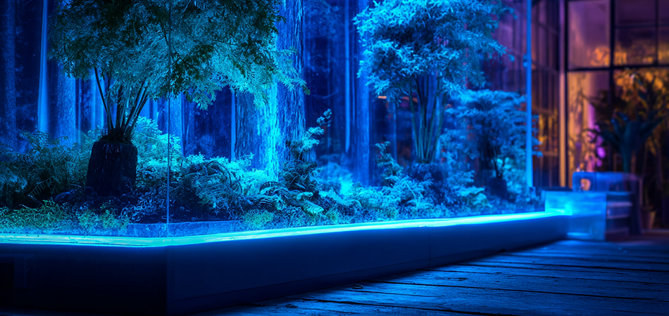 Submersible waterproof silicone neon strip lights