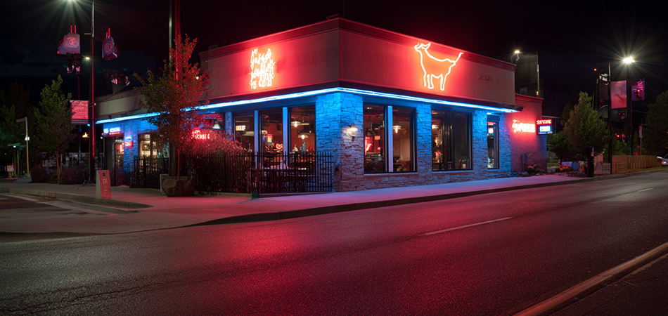 Energy-efficient custom neon signs for 24/7 operation