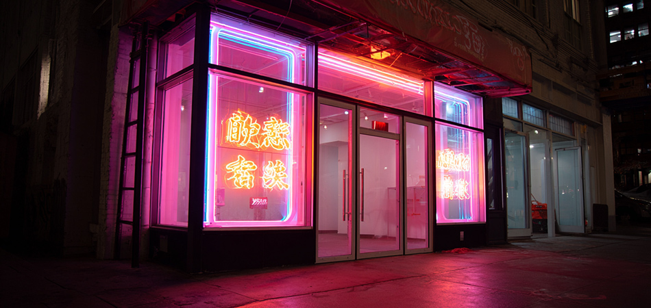 Custom neon sign installation services near me