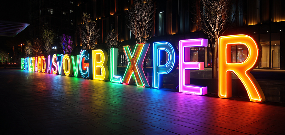 Waterproof neon alphabet letters for outdoor decor Waterproof neon alphabet letters for outdoor decor