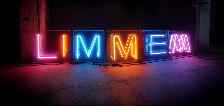 Modular neon letters for easy installation and updates
