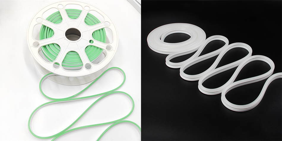 Flexible neon strips for commercial use