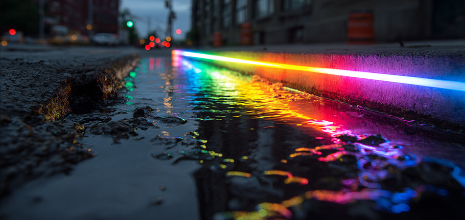 Weather-resistant flexible RGB neon strip designs