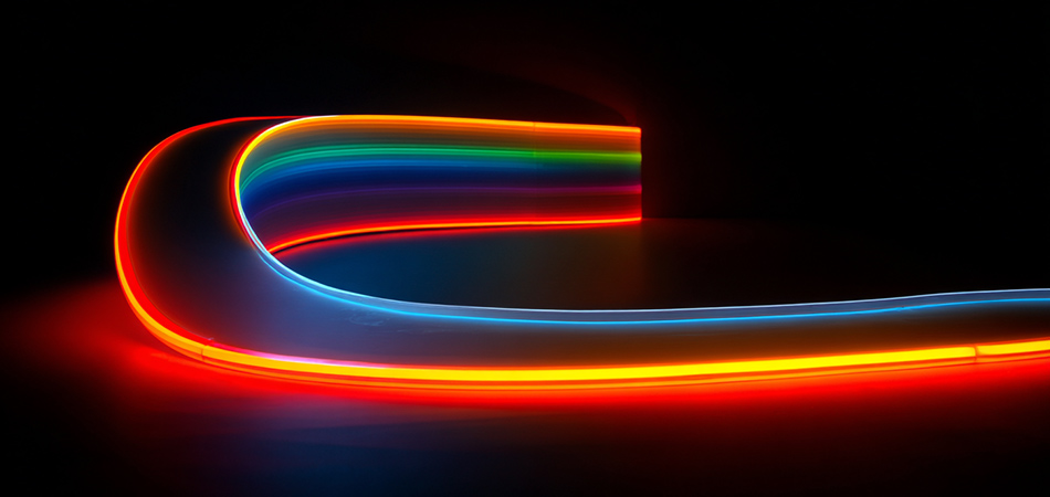 Flexible RGB neon light strips