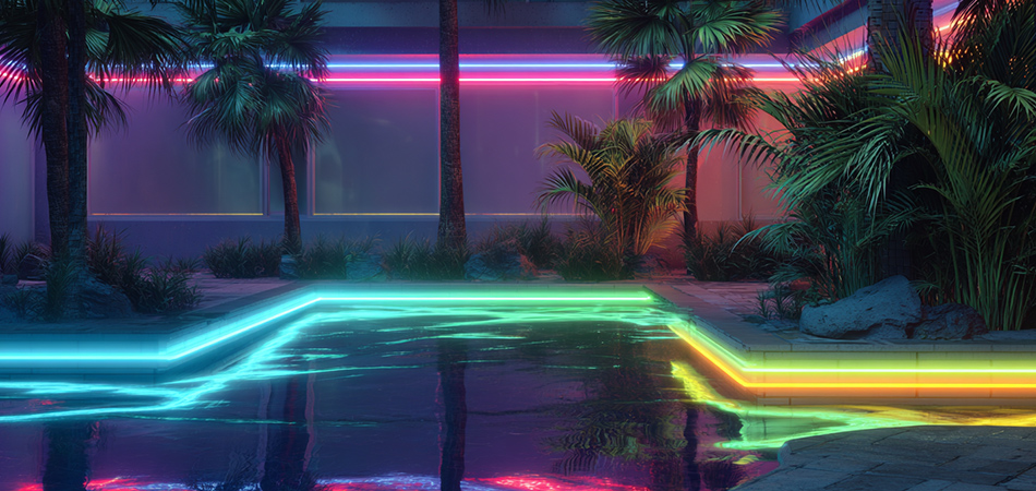 Adhesive-backed waterproof silicone neon strips