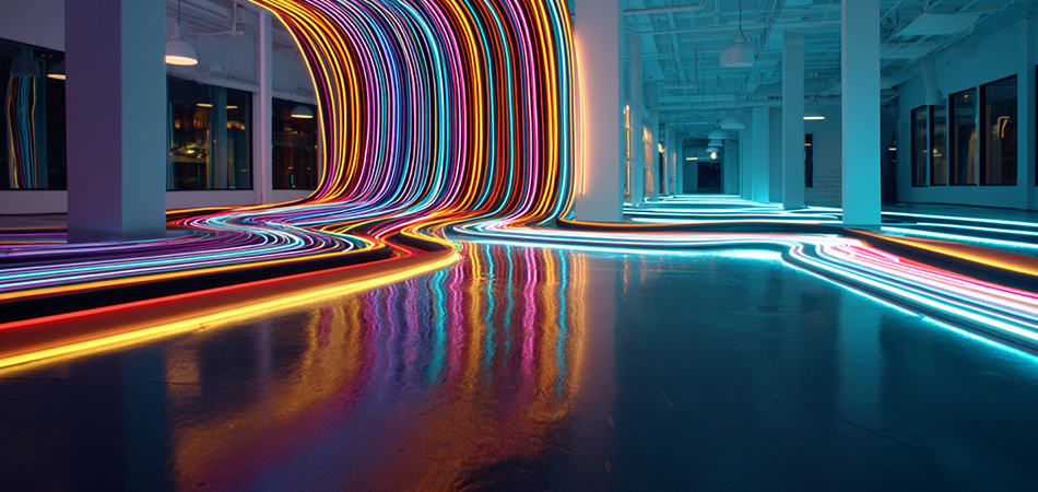 Flexible neon strips
