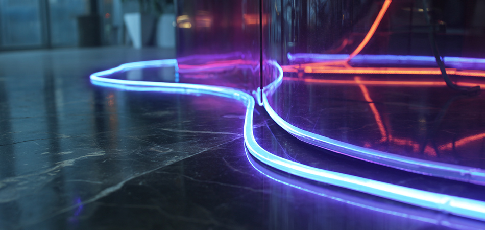 High-precision cuttable neon flex for edges