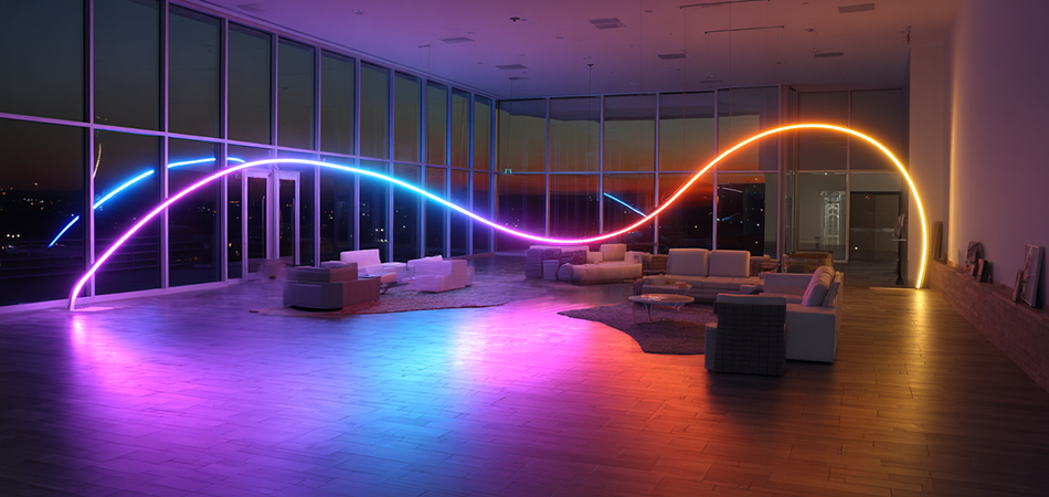 Commercial-grade flexible neon signage systems