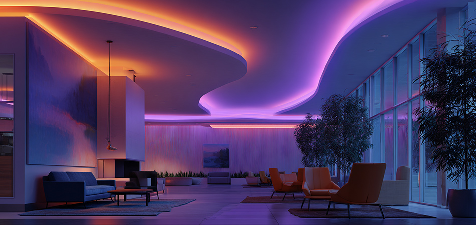 Flexible neon strips for commercial use
