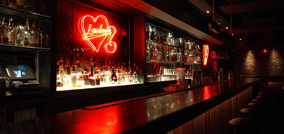 Custom LED neon bar signs with logo integration