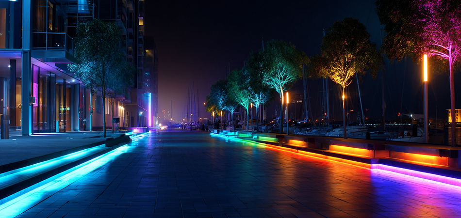 Marine-grade RGB neon strip lighting kits