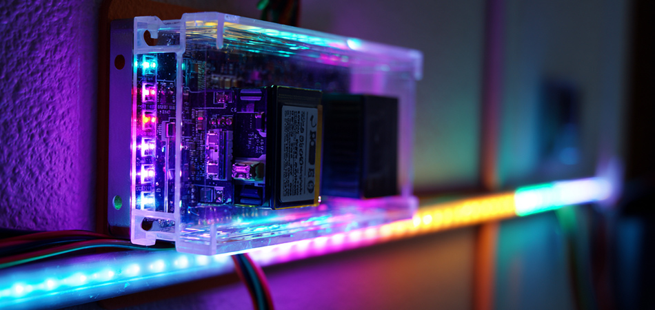 WiFi-enabled smart RGB neon strip controllers