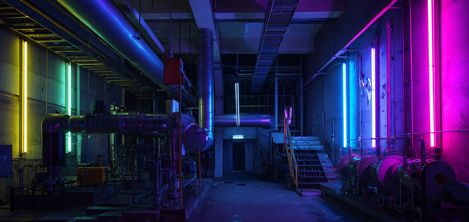 High-temperature resistant neon strips for industrial use