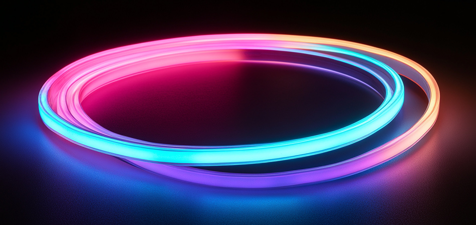 RGB silicone neon light strip