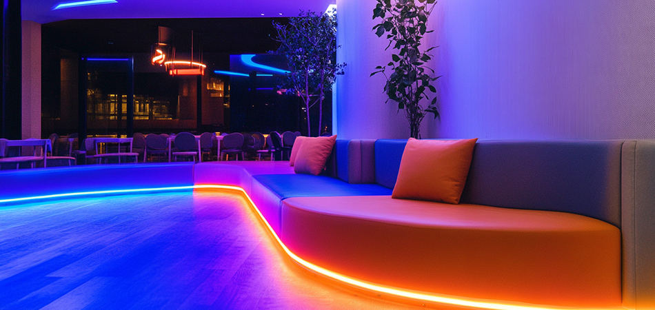 Waterproof flexible silicone neon strips