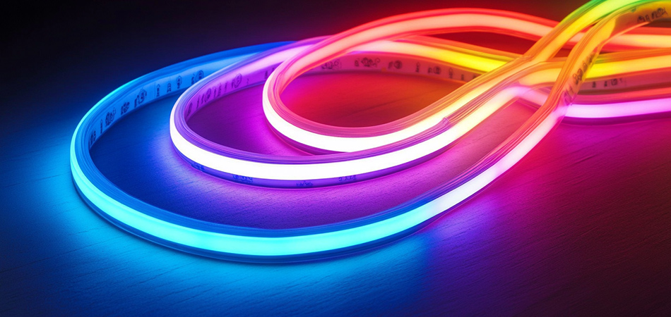 Cuttable waterproof neon light strips