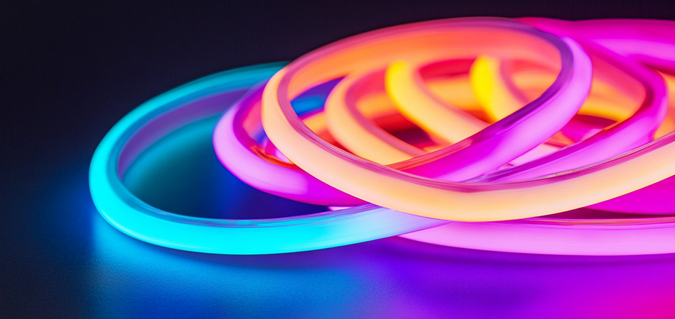 Waterproof silicone neon flex strips