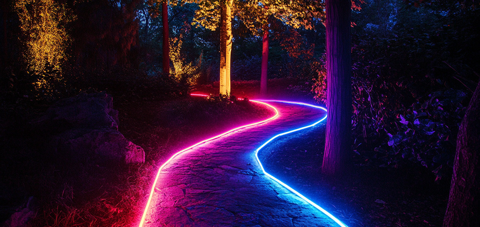 Low voltage neon lights