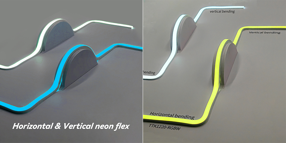 Silicone bendable neon light strips