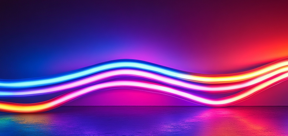 Silicone bendable neon light strips