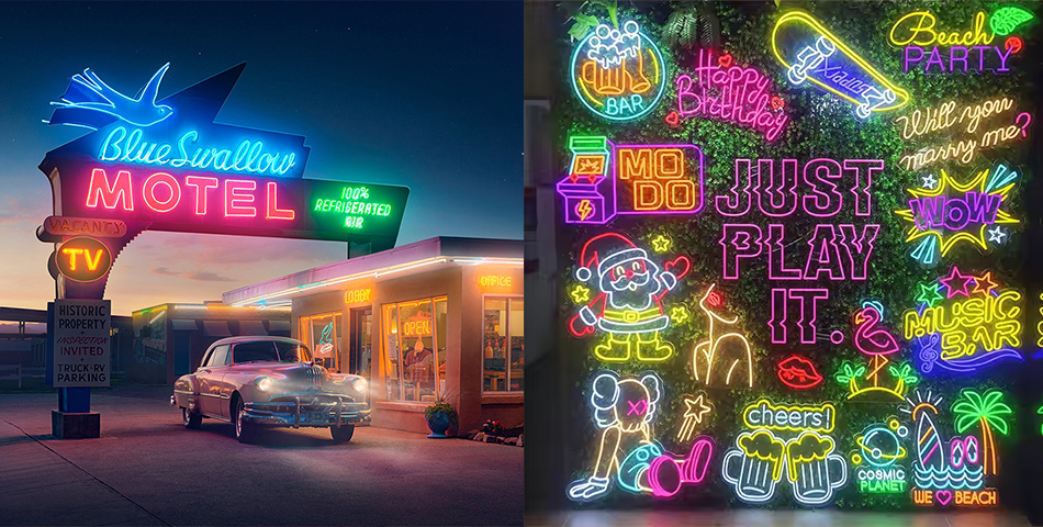 Neon sign makers
