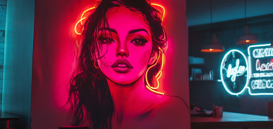 Neon sign makers with 3D designs