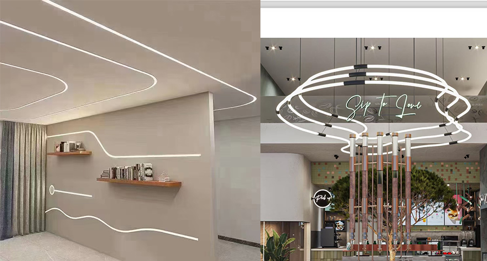 Commercial neon lighting