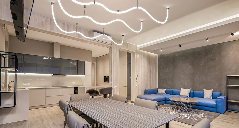 Commercial neon lighting