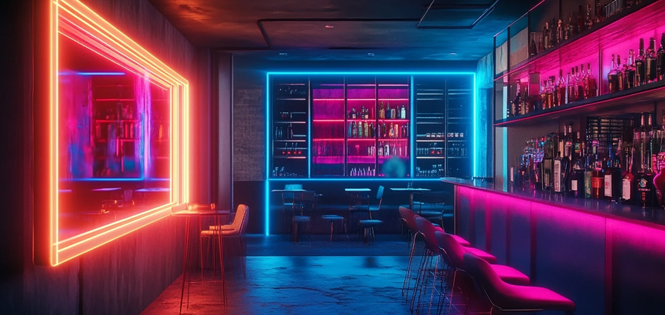 WiFi-enabled neon light controllers