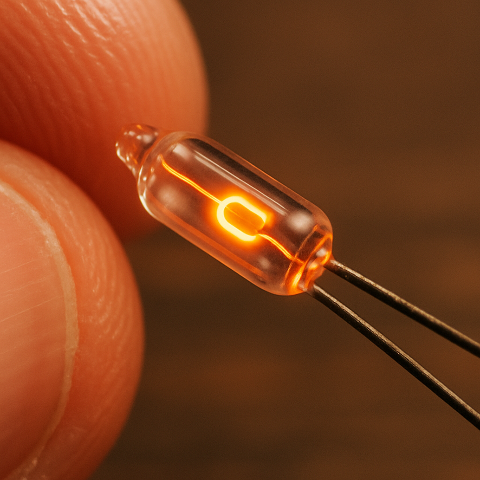 Tiny mini neon light