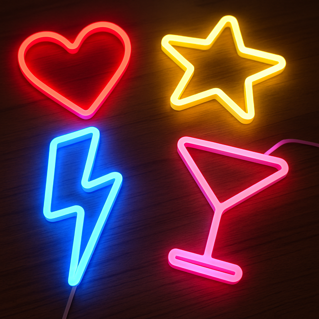 Mini neon light for event decoration