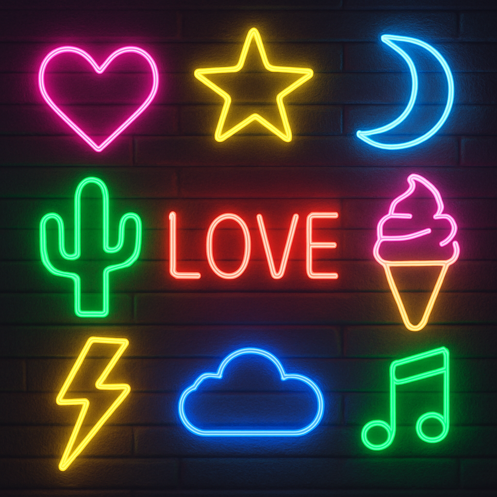 mini neon light
