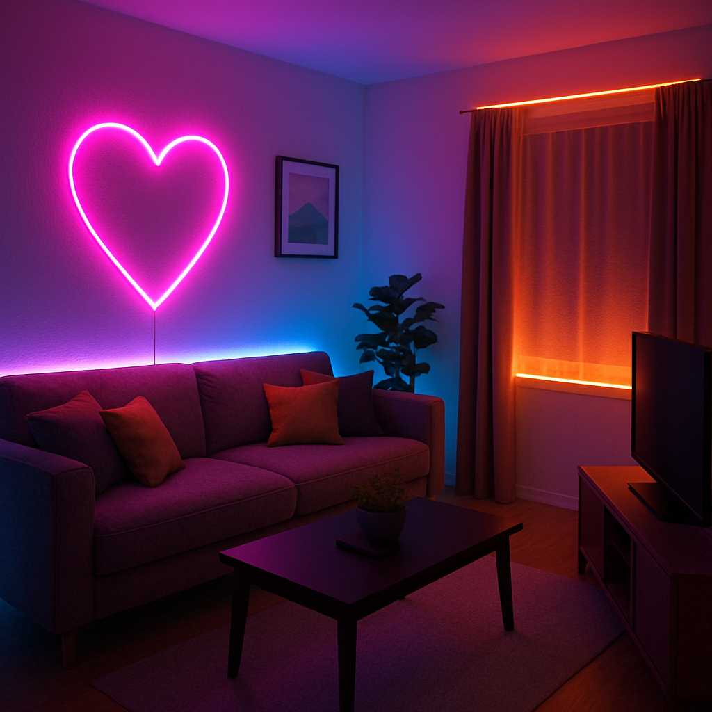 Separated LED neon strip