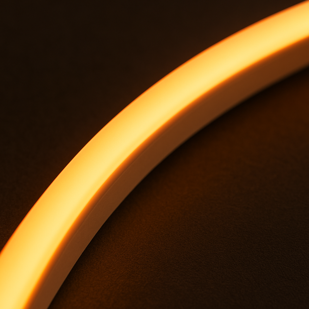 Separated 8 - mm neon strip