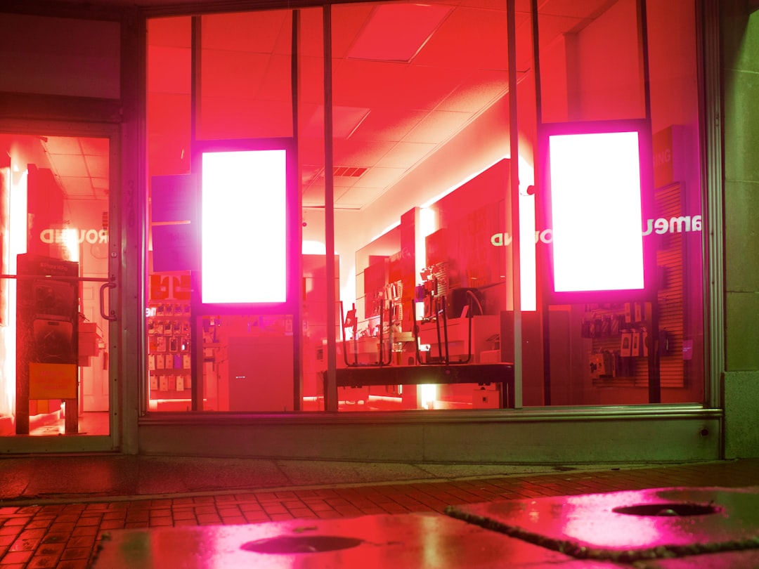 Separated RGB neon strip