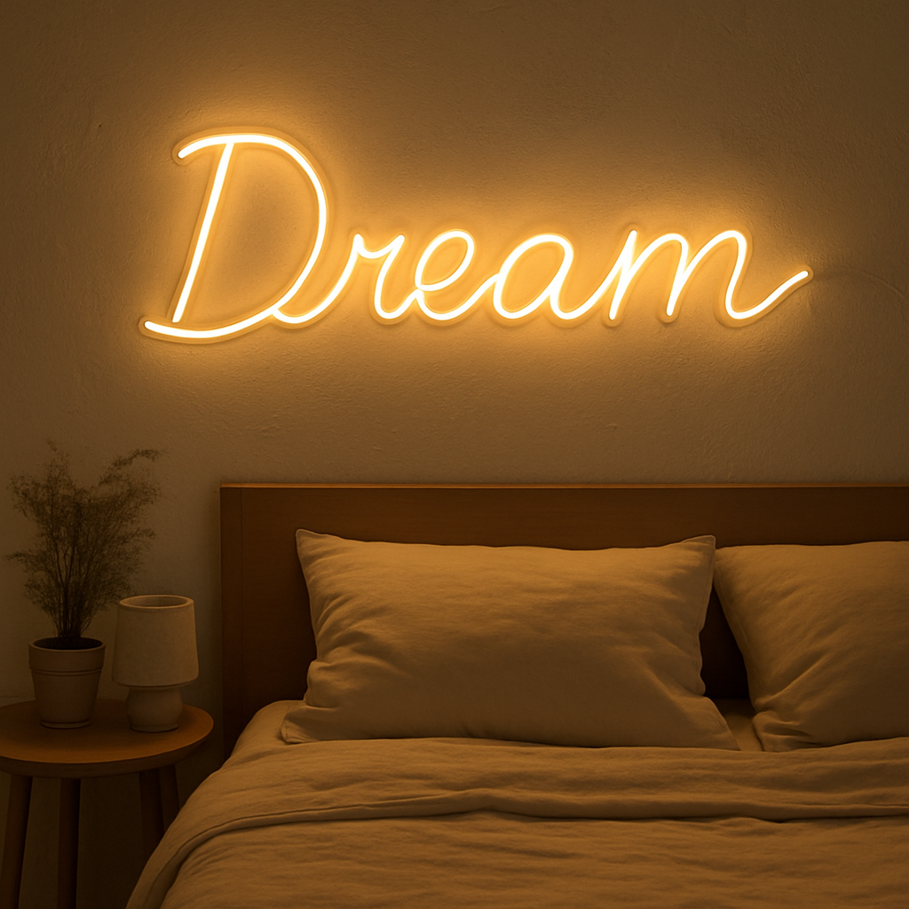 diy separated neon strip 