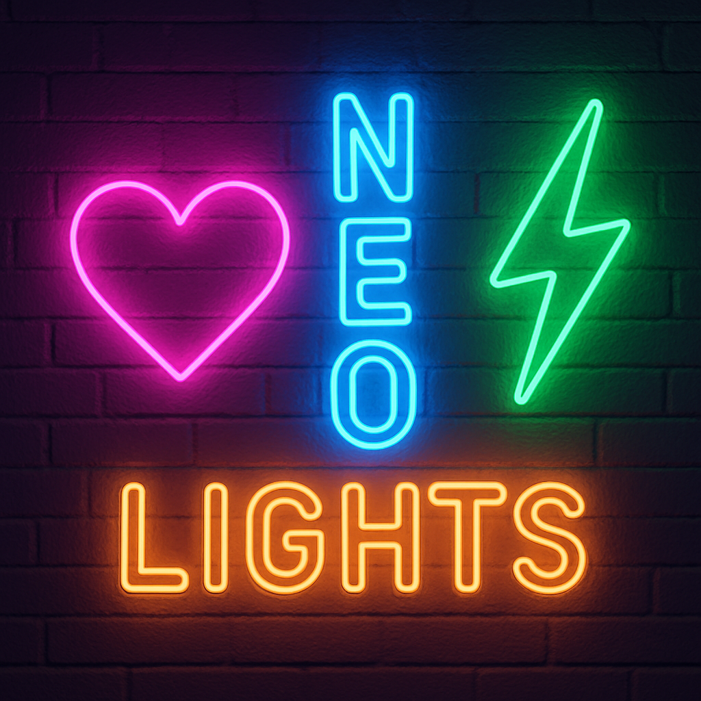 neon lights for wall