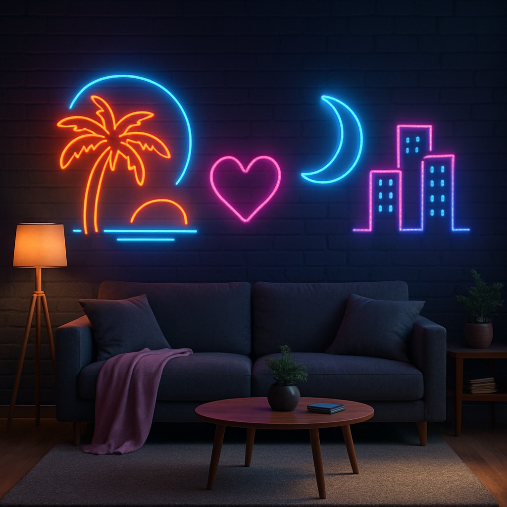 neon lights for wall