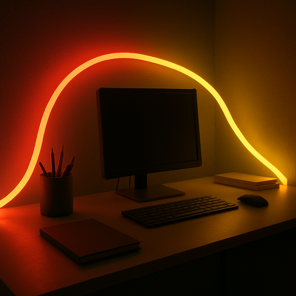 Energy - efficient silicone neon strip