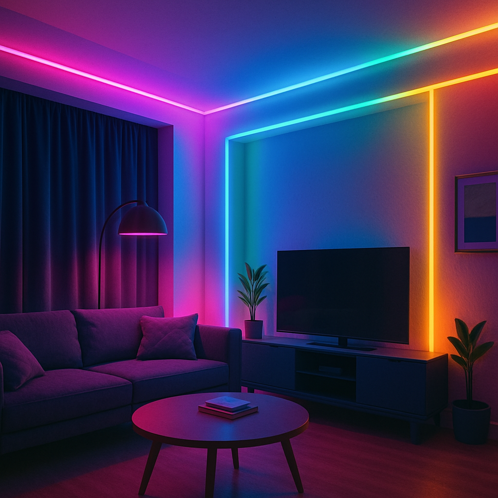 Colored silicone neon strip