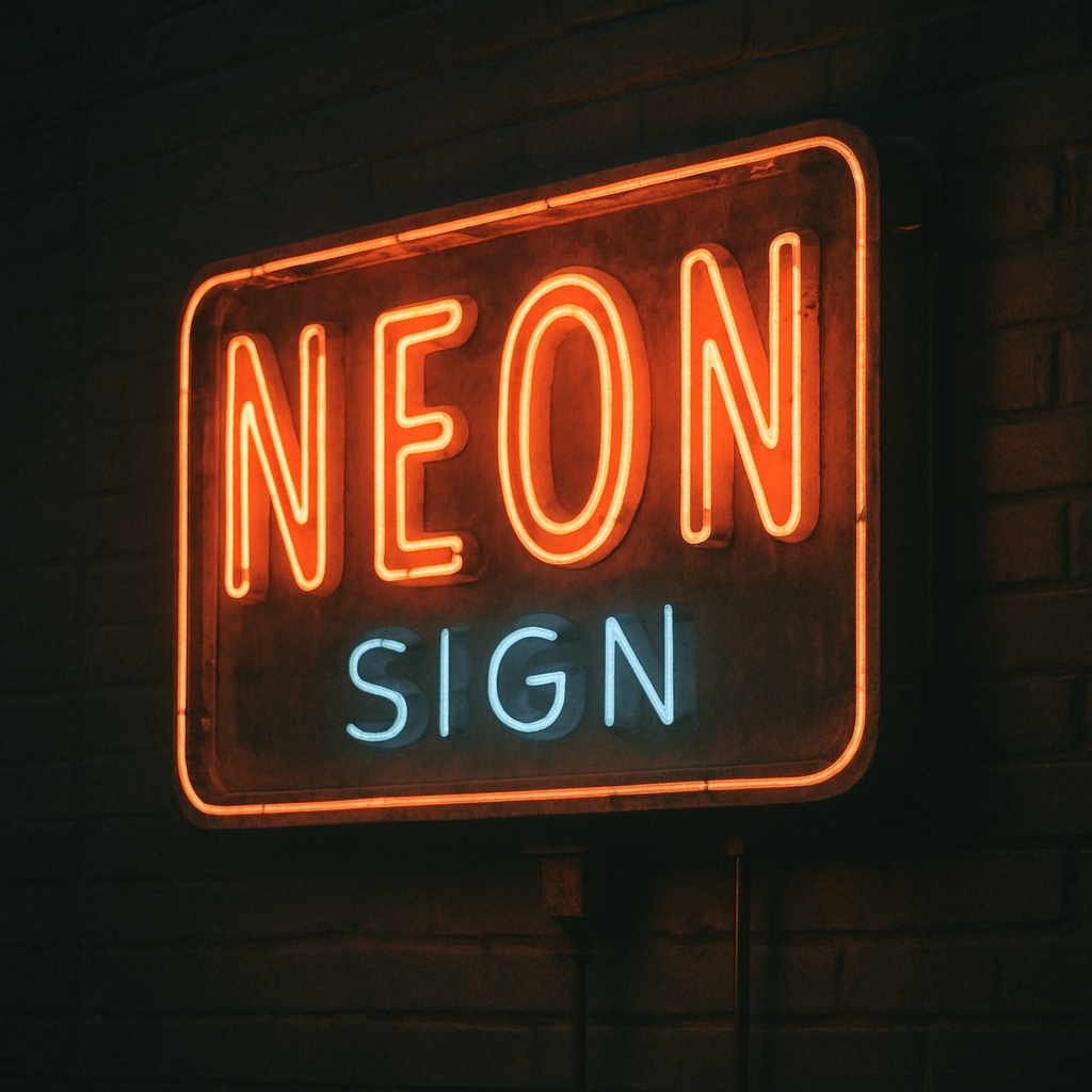 neon letters neon letters
