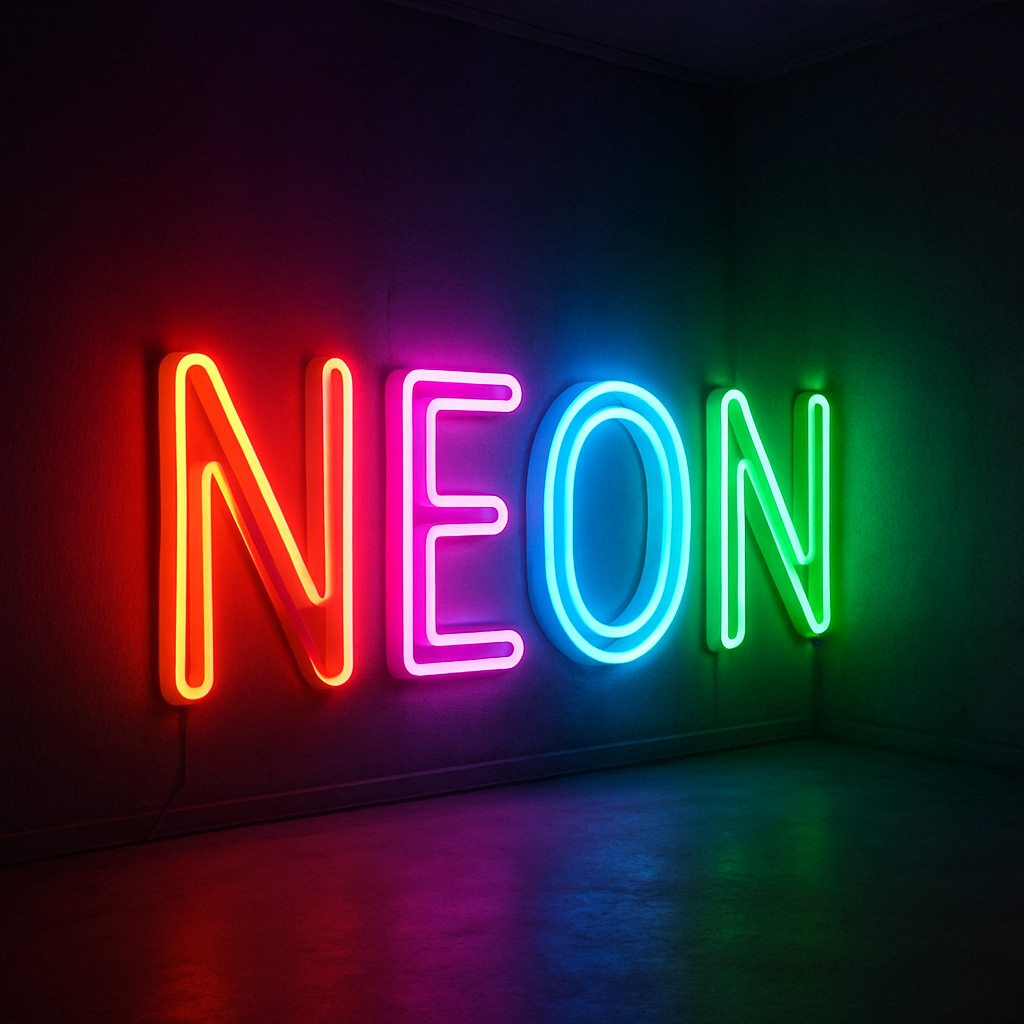 custom neon letters