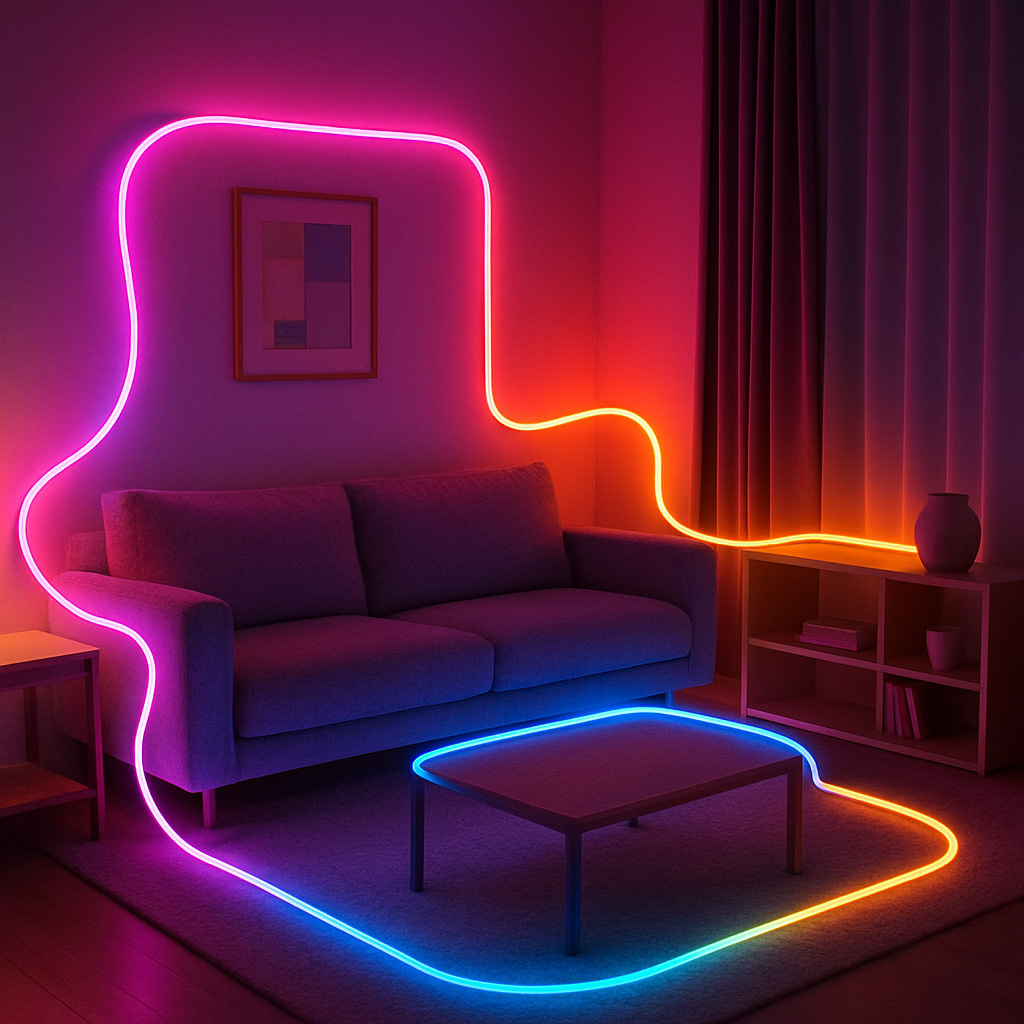 Flexible RGB neon light strips Flexible RGB neon light strips