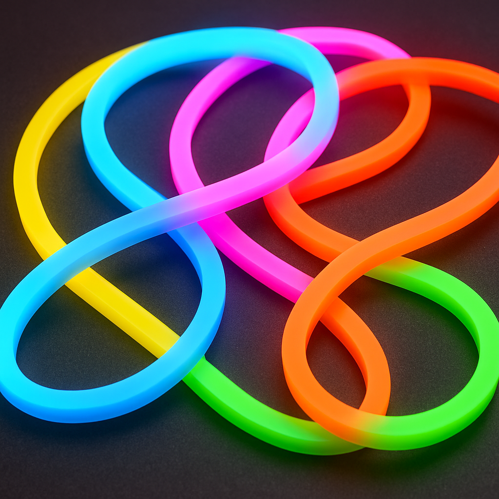Waterproof flexible silicone neon strips