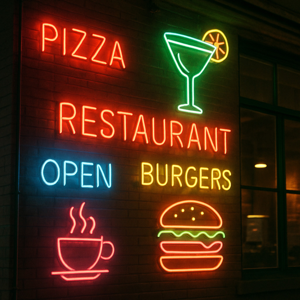 Custom neon signs for restaurants Custom neon signs for restaurants